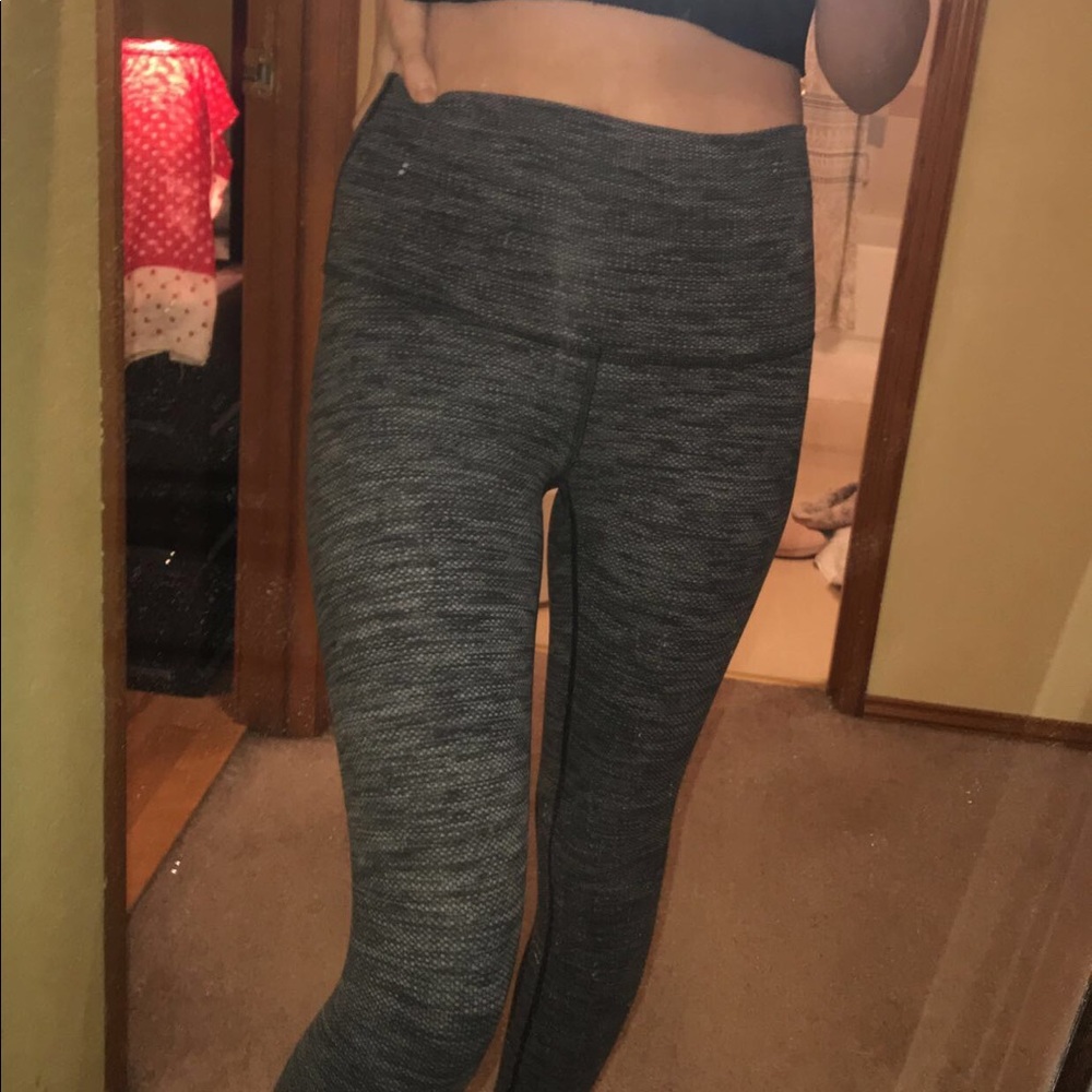 LULULEMON Wunder Under Pant Hi-Rise 4 Black Slate